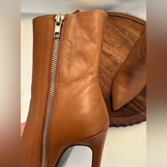 Tony Bianco Frappe Como Leather High Heel Mid-Calf Booties Size 5 - Picture 10 of 14